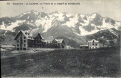 CPA Dauphine Le Lautaret les Hotels et le massif du Combeynot 