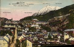 CPA Briancon Vue generale Ville la plus elevee d'Europe 