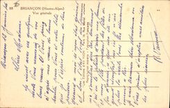 CPA Briancon Hautes Alpes Vue generale 