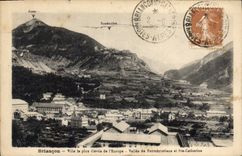 CPA Briancon Ville la plus elevee de l'Europe Vallee de Fontchristiane et Ste Catherine 