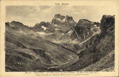 CPA Queyras Vallee du Giol au dela d'Abries Le Mont Viso 