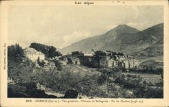 CPA Embrun Vue generale Chateau de Bellegarde Pic du Clocher 