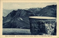 CPA Dauphine La Table d'Orientation du Galibier et le Mont Blanc 