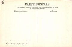 CPA Dauphine Le Lautaret Descent sur Briancon vue sur les Hotels et le glacier de l'Homme 