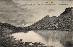 CPA Queyras En montant au viso Le Lac Egourgeon 