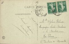 CPA Queyras En montant au viso Le Lac Egourgeon 