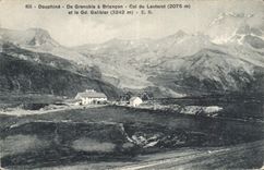 CPA Dauphine De Grenoble a Briancon Col du Lautaret et le Gd Galibier 