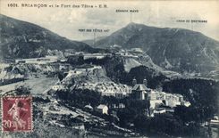 CPA Briancon et le Fort des Tetes 