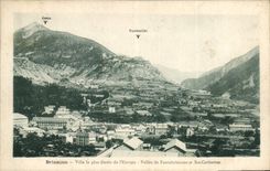 CPA Briancon Ville plus elevee de l'Europe Vallee de Fontchristiane et Ste Catherine 