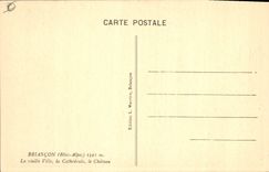 CPA Briancon Htes Alpes La vieille Ville la Cathedrale le Chateau 