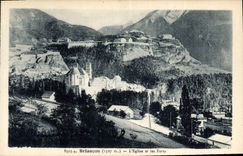 CPA Briancon L'Eglise et les Forts 