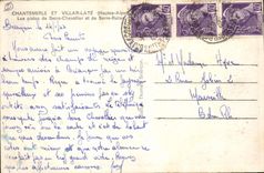 CPA Chantemerle et Villar Late Hautes Alpes Les pistes de Serre Chevallier et de Serre Ratier 