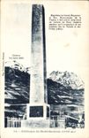 CPA Obelisque du Mont Genevre 