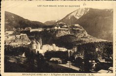 CPA Briancon L'Eglise et les Forts avances 