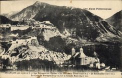 CPA Briancon Les Remparts et l'Eglise Le Fort des Tetes 
