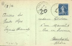 CPA Champoleon Le Lac de Crupillouse 