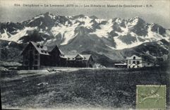CPA Dauphine Le Lautaret Les Hotels et Massif de Combeynot 