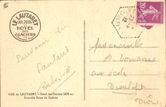 CPA Col du Lautaret Hotel des Glaciers Nouvelle Route du Galibier 