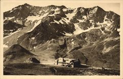 CPA Les Alpes Col du Lautaret Chalet du PLM et Massif du Combeynot 