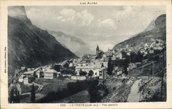 CPA La Grave Vue centrale 
