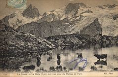 CPA La Grave La Meije vue prise du Plateau de Paris 