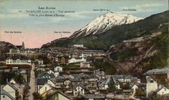 CPA Briancon Vue generale Villa la plus elevee d'Europe 