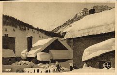 CPA Montgenevre En hiver 