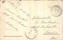 CPA Dauphine Le Lautaret les Hotels et le massif du Combeynot 