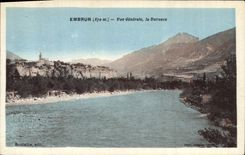 CPA Embrun Vue Generale la Durance 