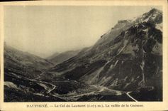 CPA Dauphine Le Col du Lautaret La Vallee de la Guisane 