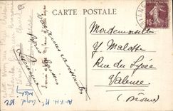 CPA Embrun vue generale au fond la Vallee de Crevoux Parpaillon a droite pic de Meaile 