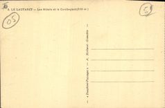 CPA Le Lautaret les hotels et le Combeynot Vaches