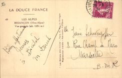 CPA La Douce France les Alpes Briancon Htes Alpes vue generale 