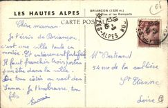 CPA Les Hautes Alpes Briancon l'eglise et les Remparts 