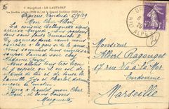 CPA Dauphine le Lautaret le Jardin Alpin et le Grand Galibier 