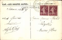 CPA Les Hautes Alpes le Grave et la Meije 