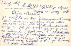 CPA Tallard Htes Alpes le Chateau 