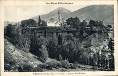 CPA Les Alpes Pittoresque Embrun le Roc Montee des Molinos 