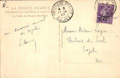 CPA Paysages et Pierres de Provence la Vallee de Moustiers Ste Marie 