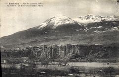 CPA Embrun vue de dessous le Roc au dessus le Mont Guillaume 