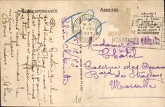 CPA Marseille la Place Castellane Fontaine Cantini et Boulevard Baille 