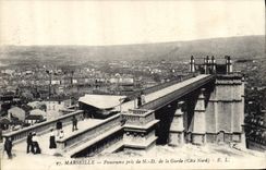 CPA Marseille Panorama pris de N D de la Garde Cote Nord 