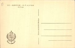 CPA Marseille N D de la Garde la Crypte 