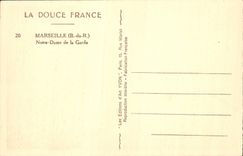 CPA La Douce France Marseille B du R Notre Dame de la Garde 