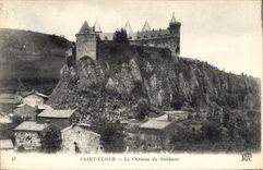 CPA Saint Flour le Chateau du Sailhans 