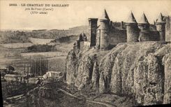CPA Le Chateau du Saillans pres St Flour Cantal XVI Siecle 