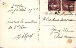 CPA Le Chateau du Saillans pres St Flour Cantal XVI siecle