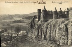 CPA Le Chateau du Saillans Facade Nord XVI siecle pres St Flour 