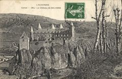 CPA L'Auvergne Cantal le Chateau du Sailhans 
