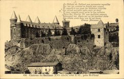 CPA Chateau du Saillans XVI siecle Cote S O pres St Flour 